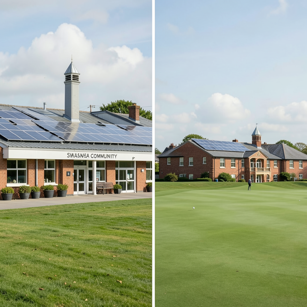 Swansea Mosque and Pontardawe Golf Club share £338,951 clean energy funding